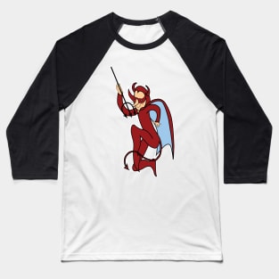 Satan Man Baseball T-Shirt